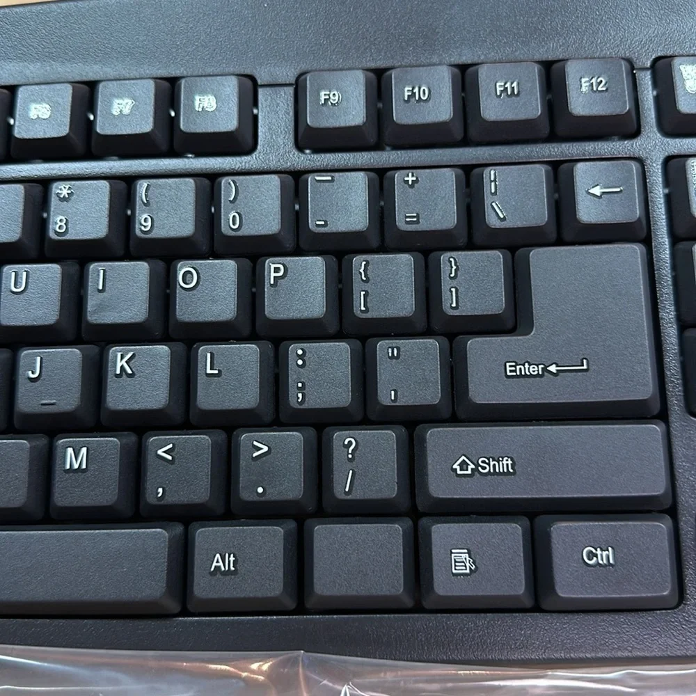 iMicro Black Basic 107key USB Keyboard KB-BL919EB New in Box